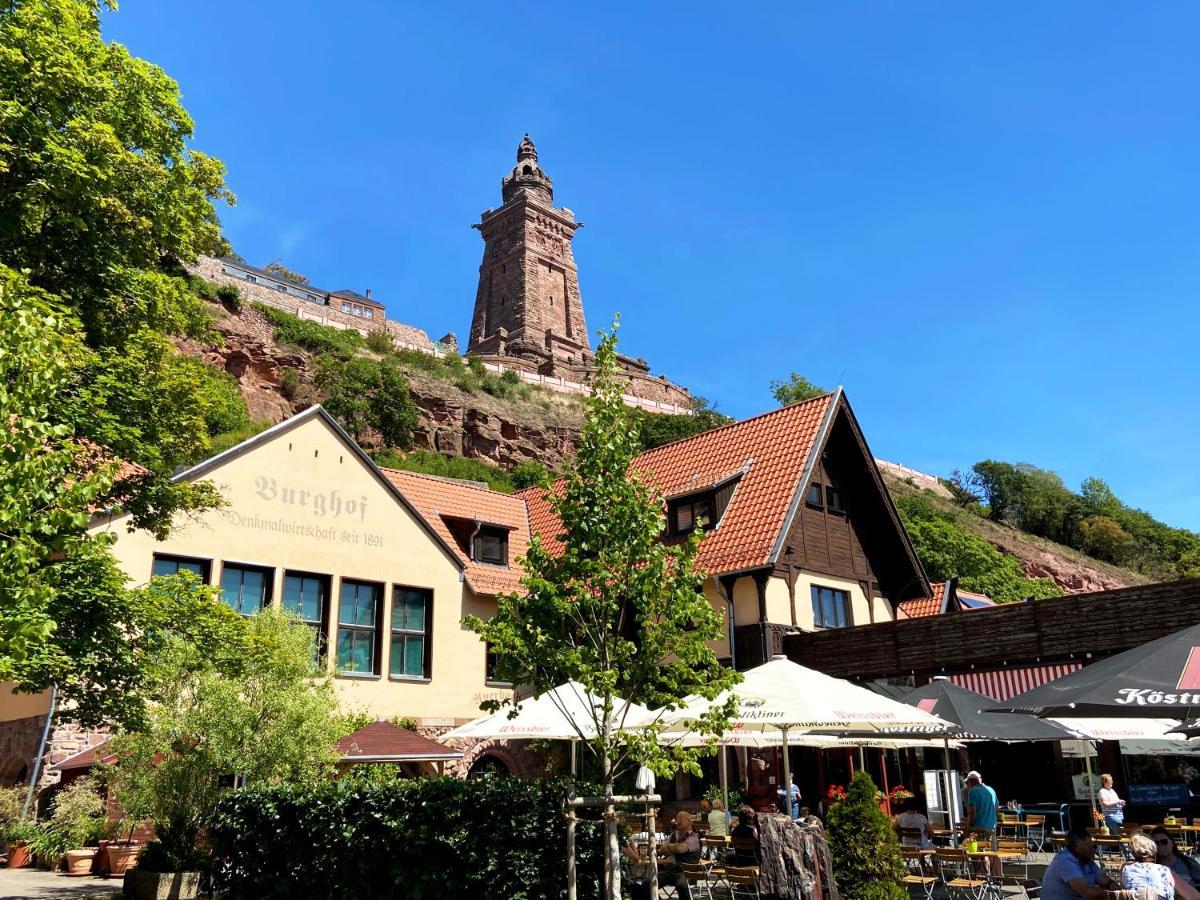 Burghof Kyffhaeuser Bad Frankenhausen Bagian luar foto
