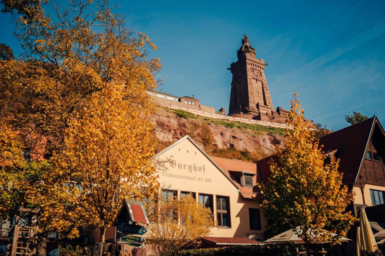Burghof Kyffhaeuser Bad Frankenhausen Bagian luar foto