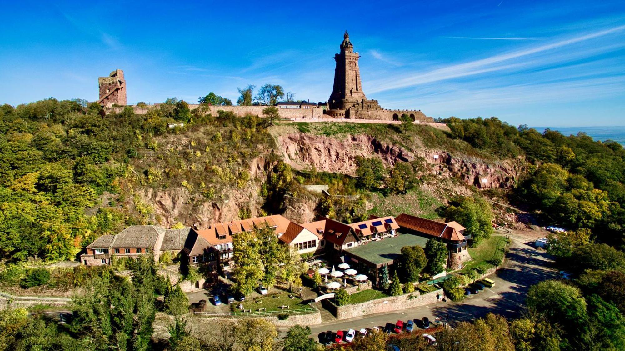 Burghof Kyffhaeuser Bad Frankenhausen Bagian luar foto