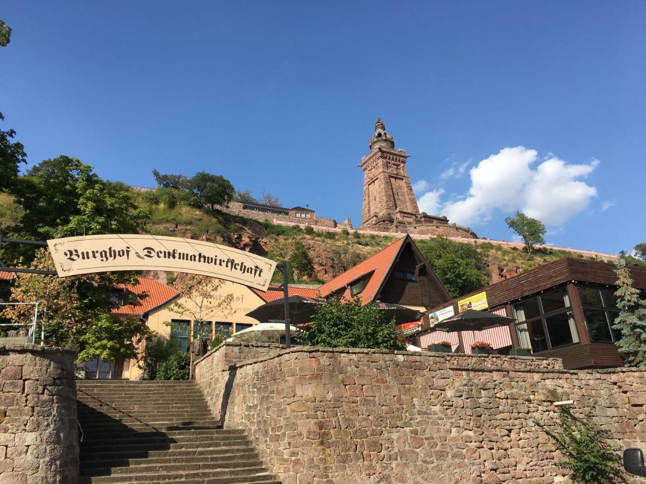 Burghof Kyffhaeuser Bad Frankenhausen Bagian luar foto